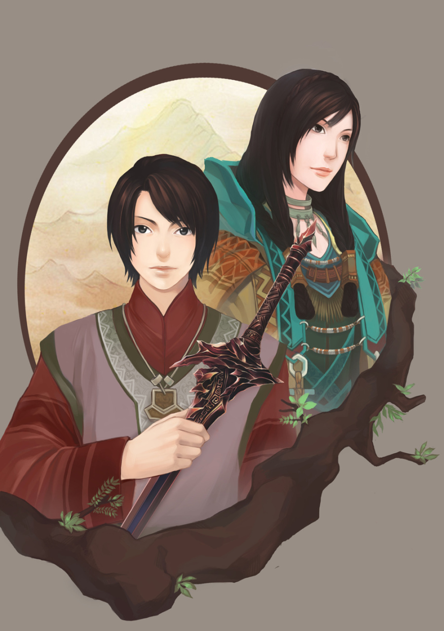 古剑奇谭同人|商业插画|插画|咩啊君 - 原创设计