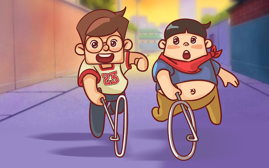 8090致童年~|绘画习作|插画|奥伽品牌设计 - 原创设计作品 - 站酷 (ZCOOL)