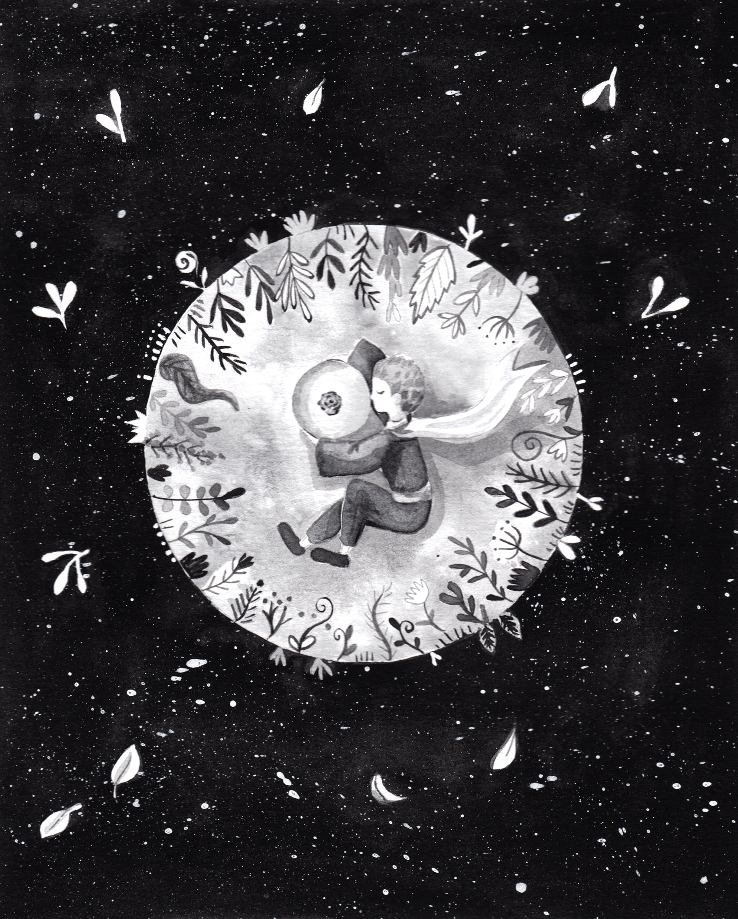 the little prince|插画|儿童插画|yanxin_jiang