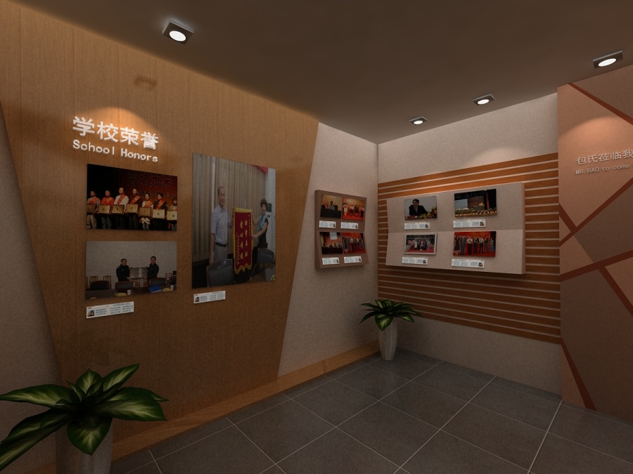 龙赛中学校史馆|室内设计|空间\/建筑|阿黄hy - 原