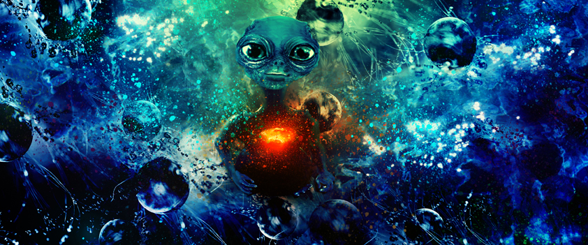 电影小说《外星人》插画设计