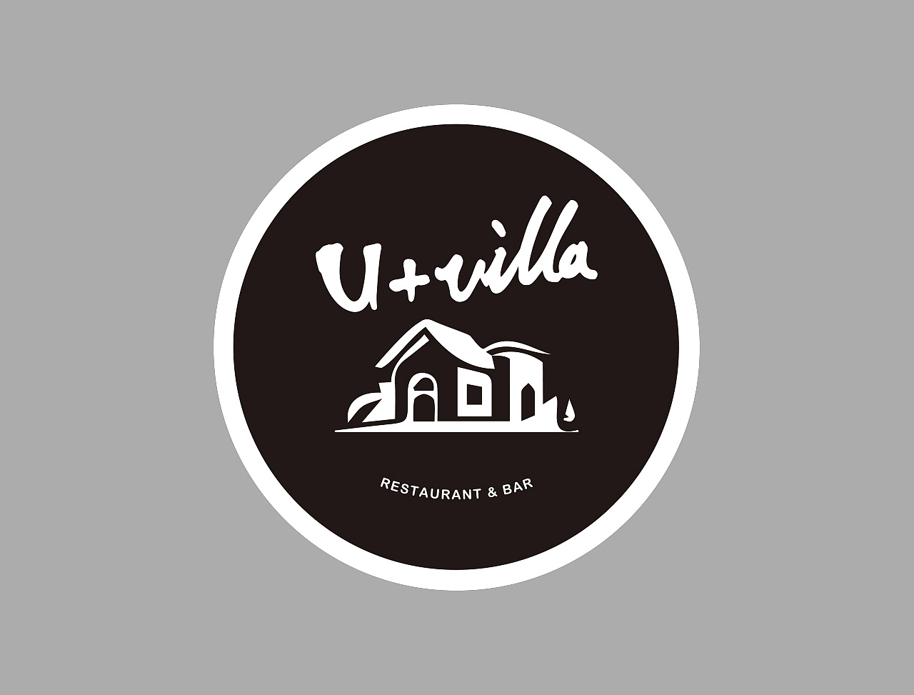 uvilla别墅酒吧logo设计