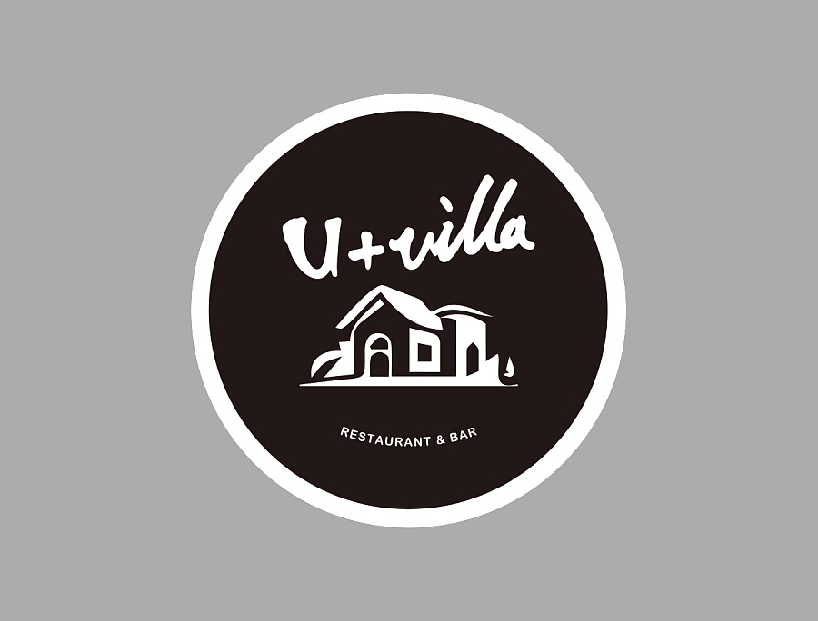 U+villa 别墅酒吧logo设计|标志|平面|taurus - 原创