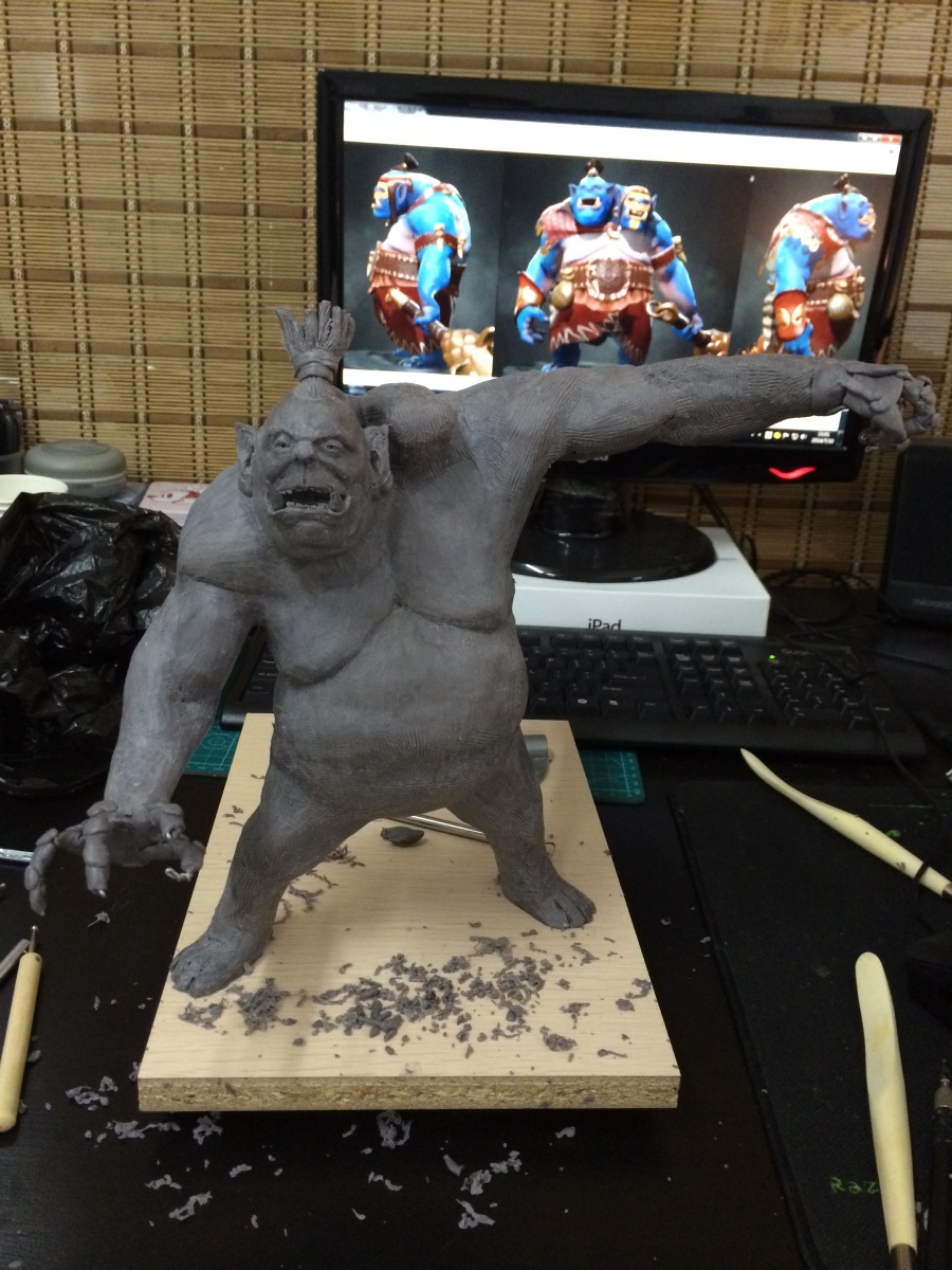 食人魔法师-第一次尝试做手办!|手办\/原型|手工