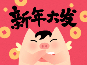 【猪比贺岁篇】 送上一只帅萌小肥猪生猛的祝福