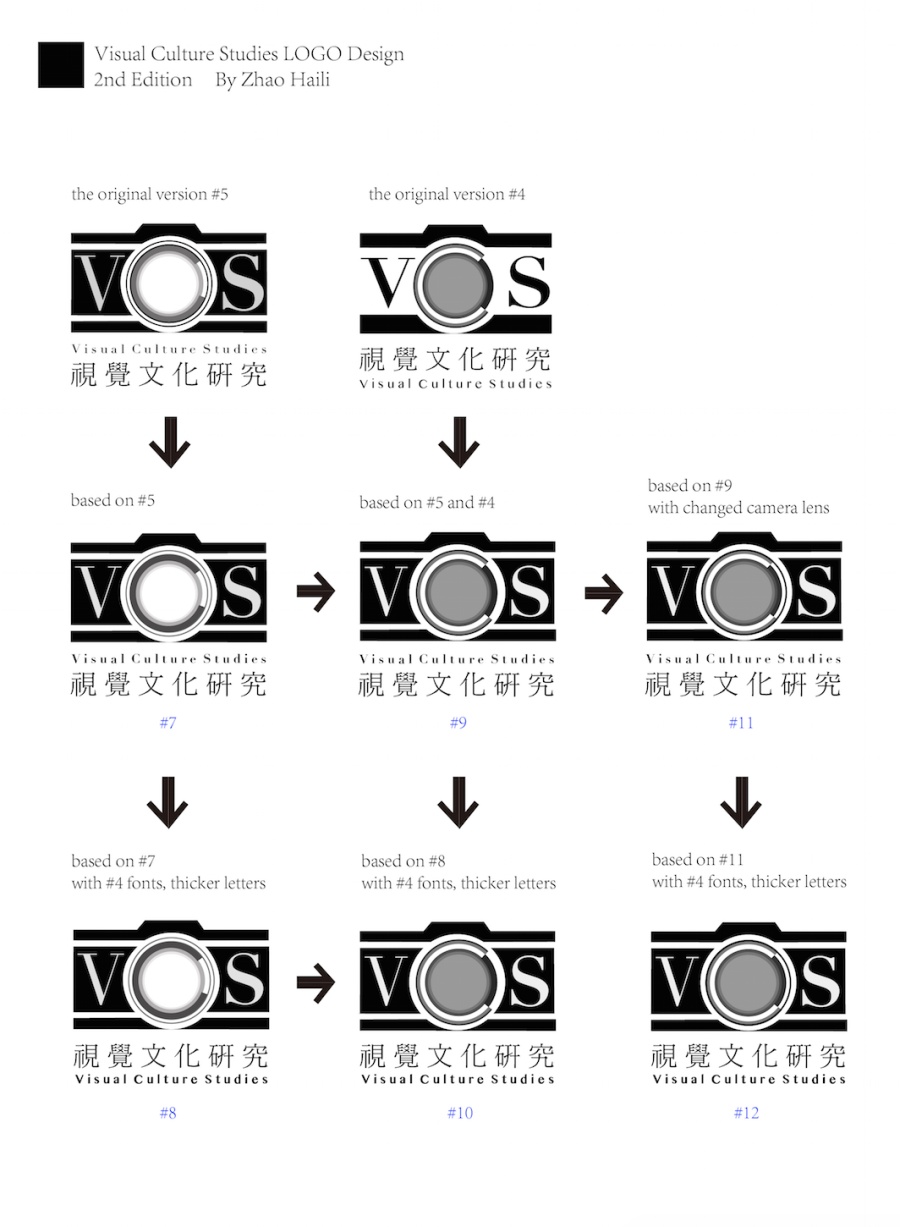 香港中文大学视觉文化研究专业logo设计|标志