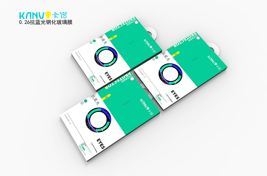 手机钢化玻璃膜包装|包装|平面|蜜蜂宝宝 - 原创