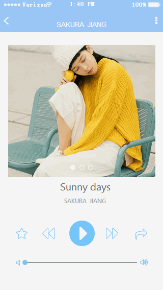 ui交互之播放器