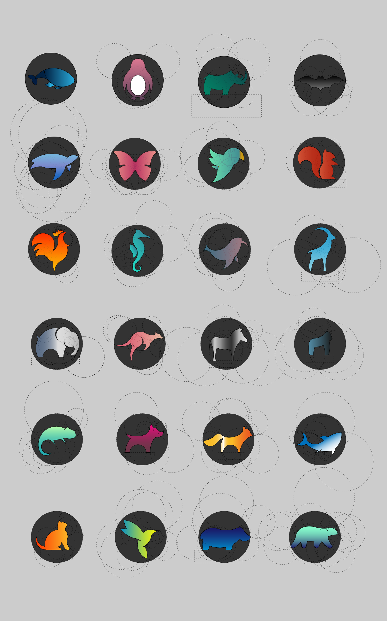 黄金螺旋线 小动物 - ICON