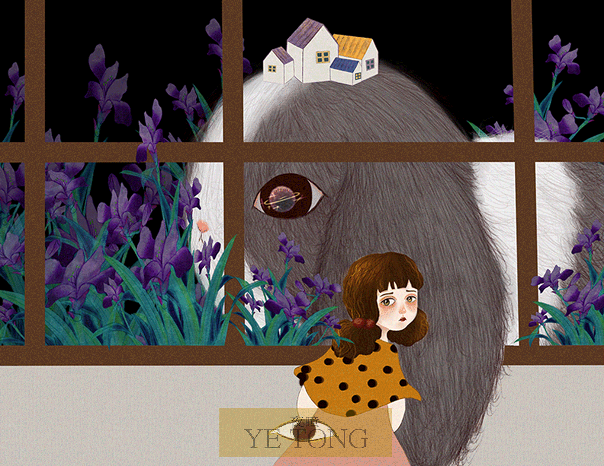 在星空之间|插画|插画习作|千鹤禾 - 原创作品 - 站酷