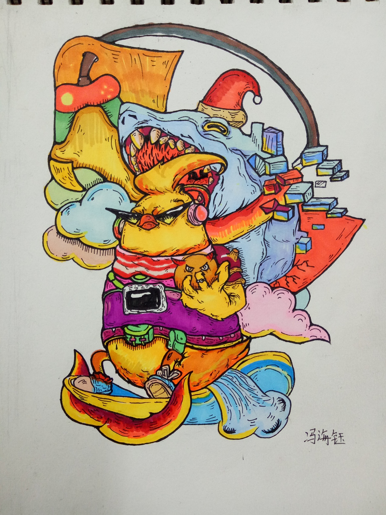 马克笔画
