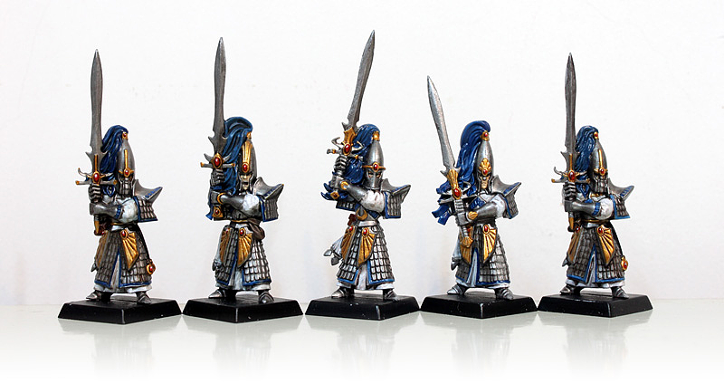 中古战锤高等精灵涂装