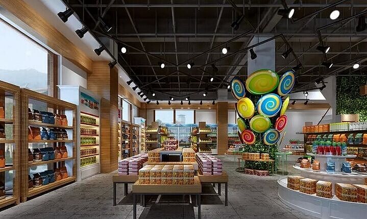 《丽江进口食品超市》-成都进口食品店装修丨成都进口食品店设计