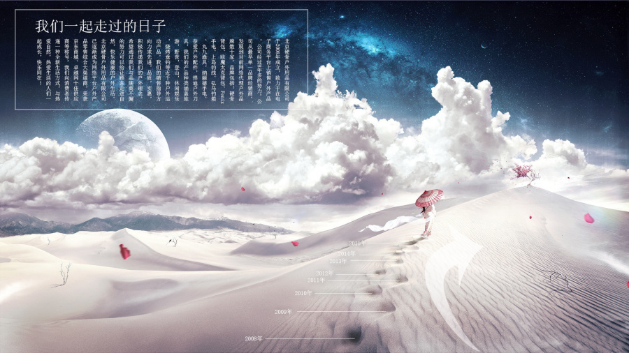 公司简介(我们一起走过的日子)主题封面|书装\/