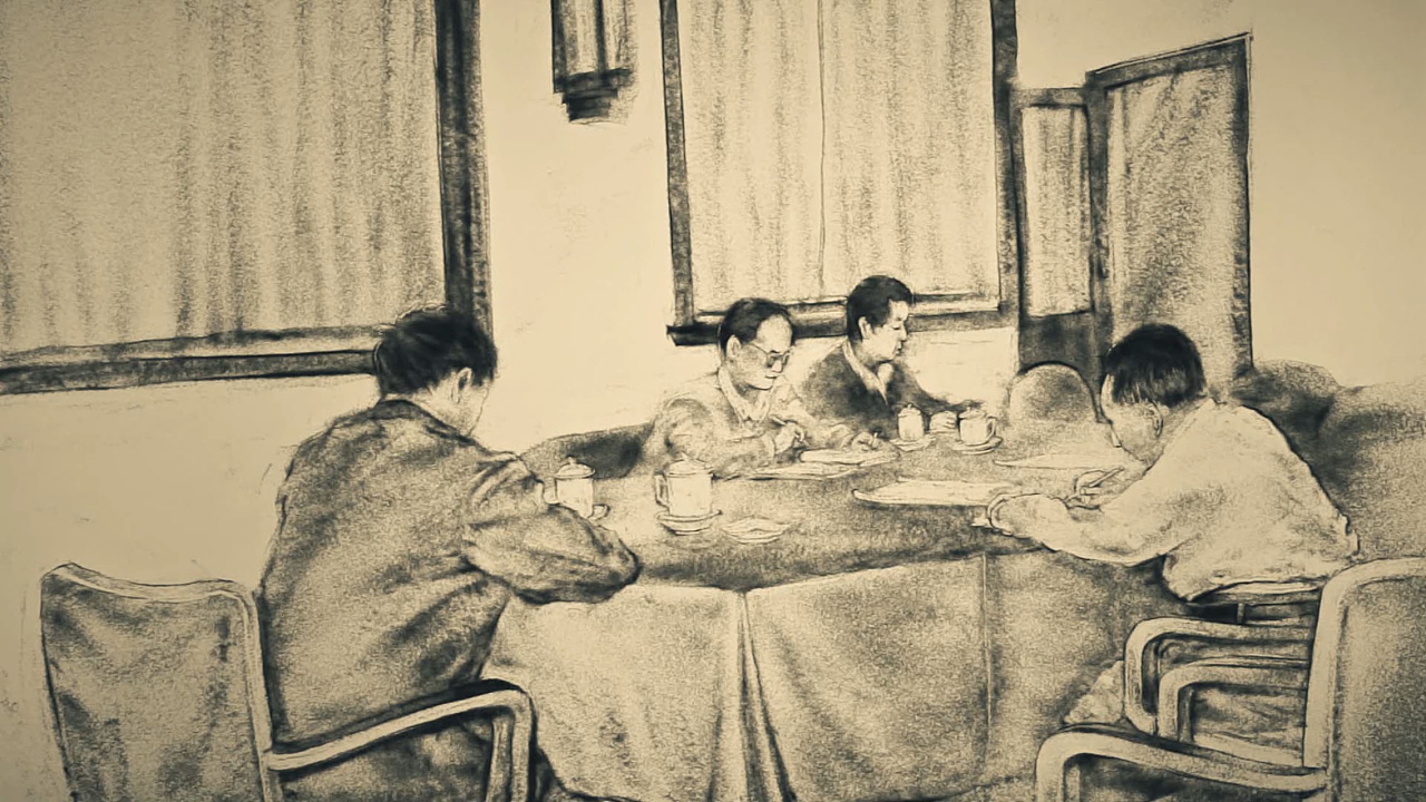 五四宪法|纯艺术|沙画|李赵颖作品 - 原创作品 - 