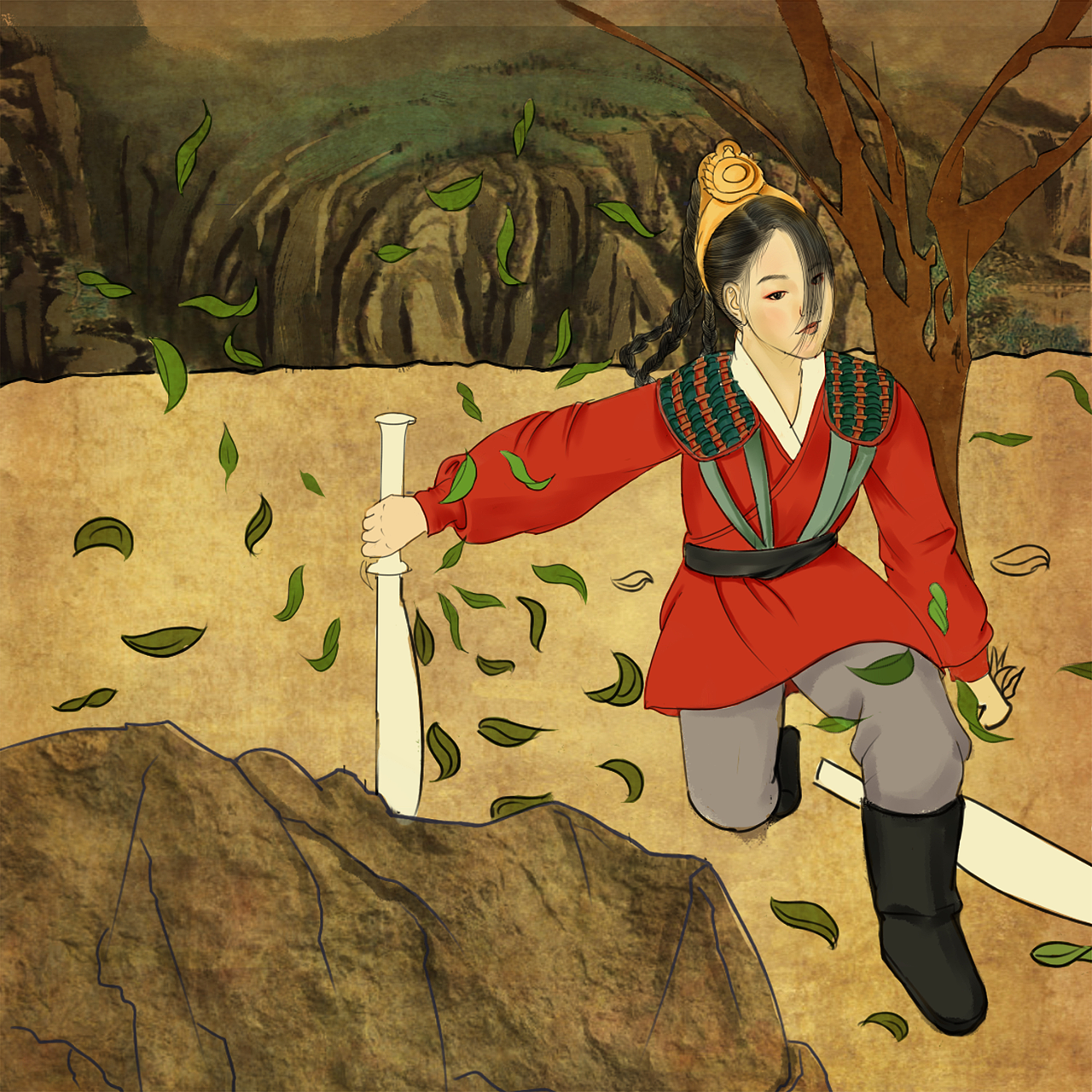 毕业设计--扈三娘传奇|插画|插画习作|mengfangsi - 原创作品 - 站酷 (ZCOOL)