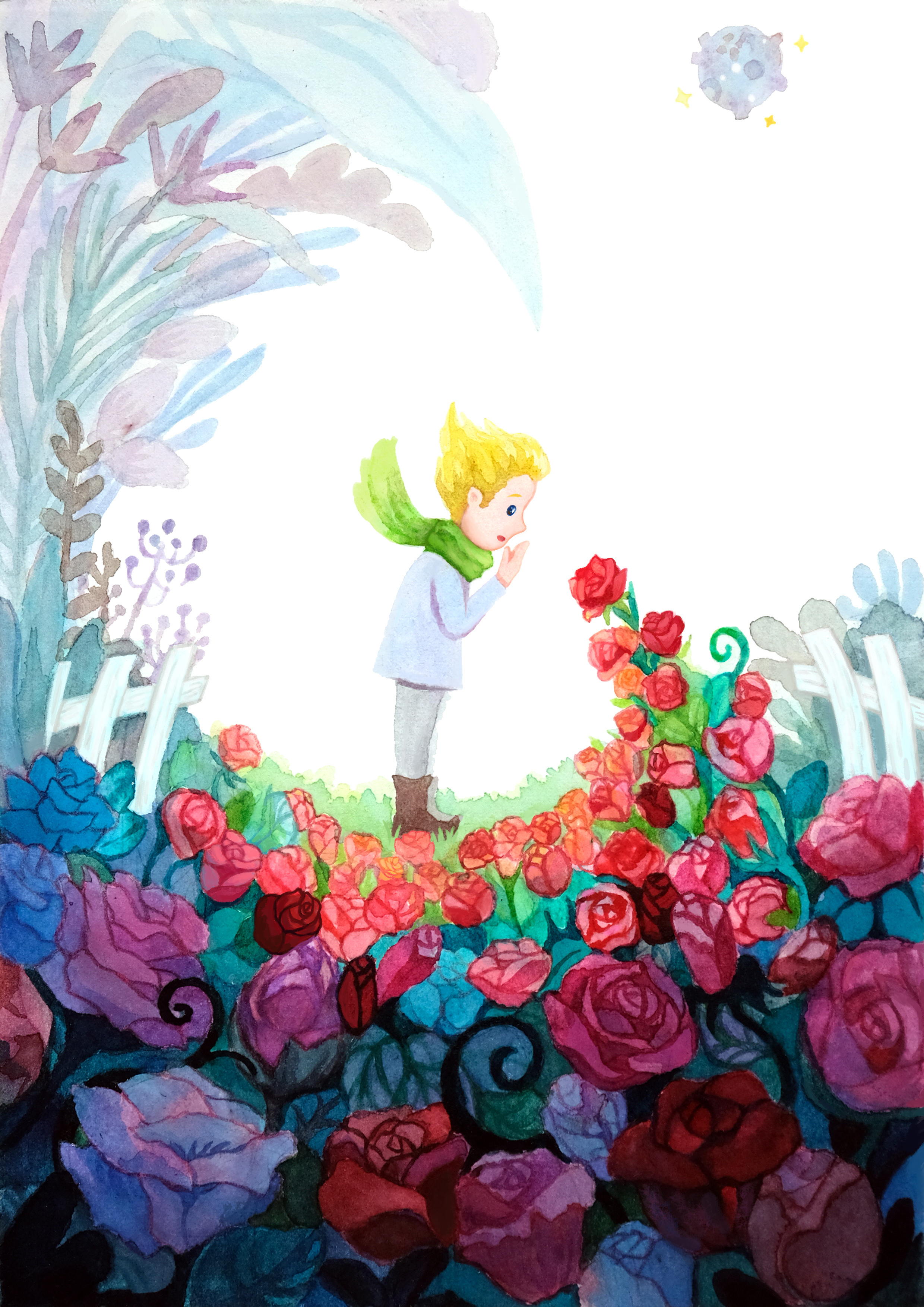 小王子与玫瑰花