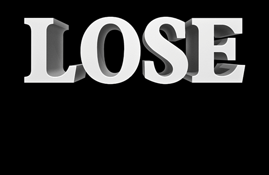 lose(输)字体