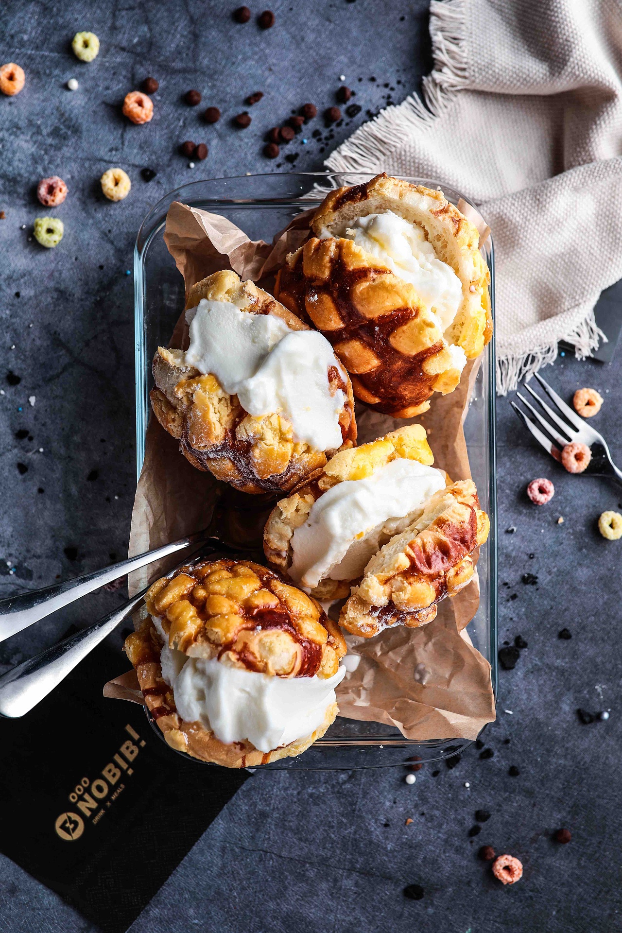 美食拍摄|NOB!B!冰淇淋面包|摄影|静物|Fanfan8 - 原创作品 - 站酷 (ZCOOL)