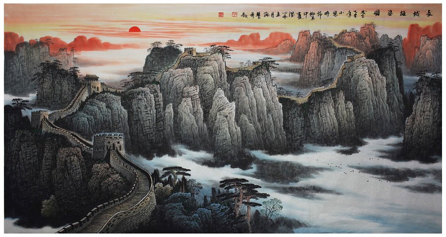 太行问道--张月岗|国画|纯艺术|画家张月岗 - 原创