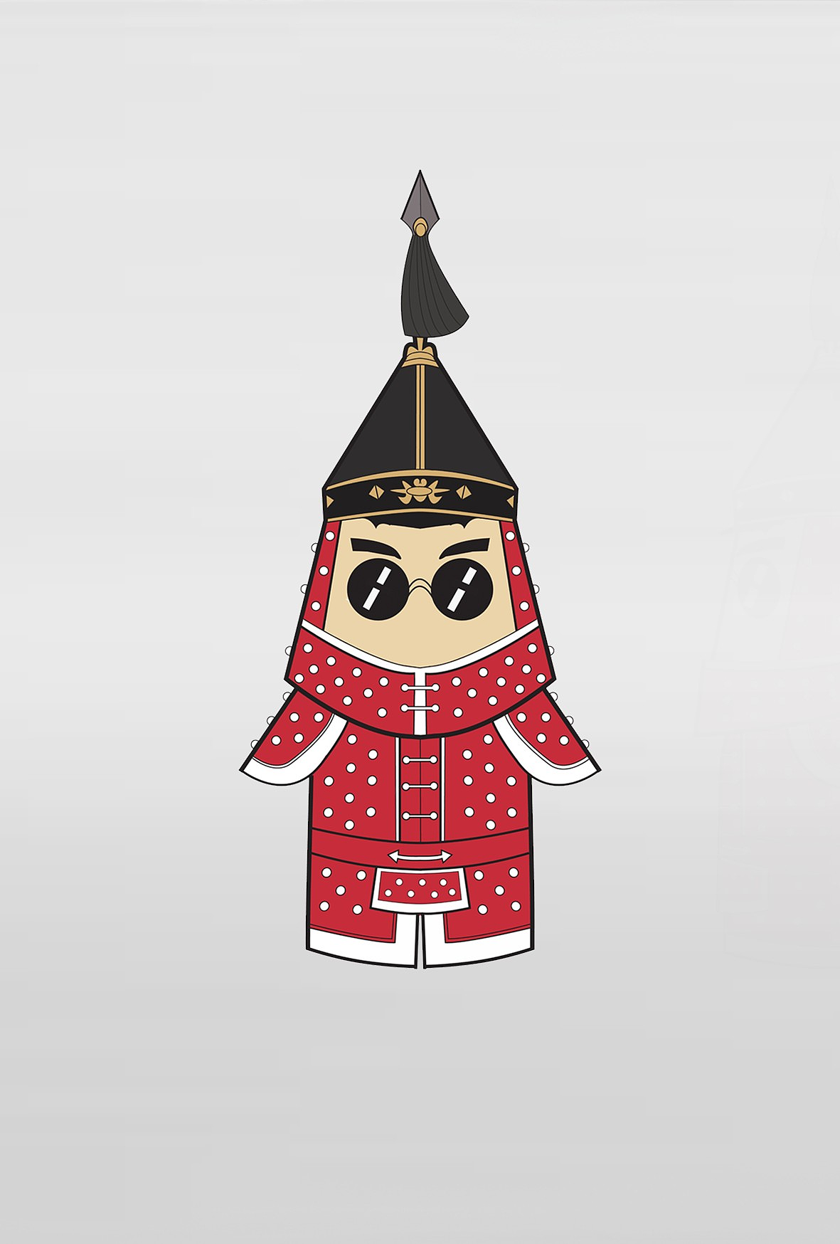 八旗小卒|平面|图案|大眼怪zl - 原创作品 - 站酷