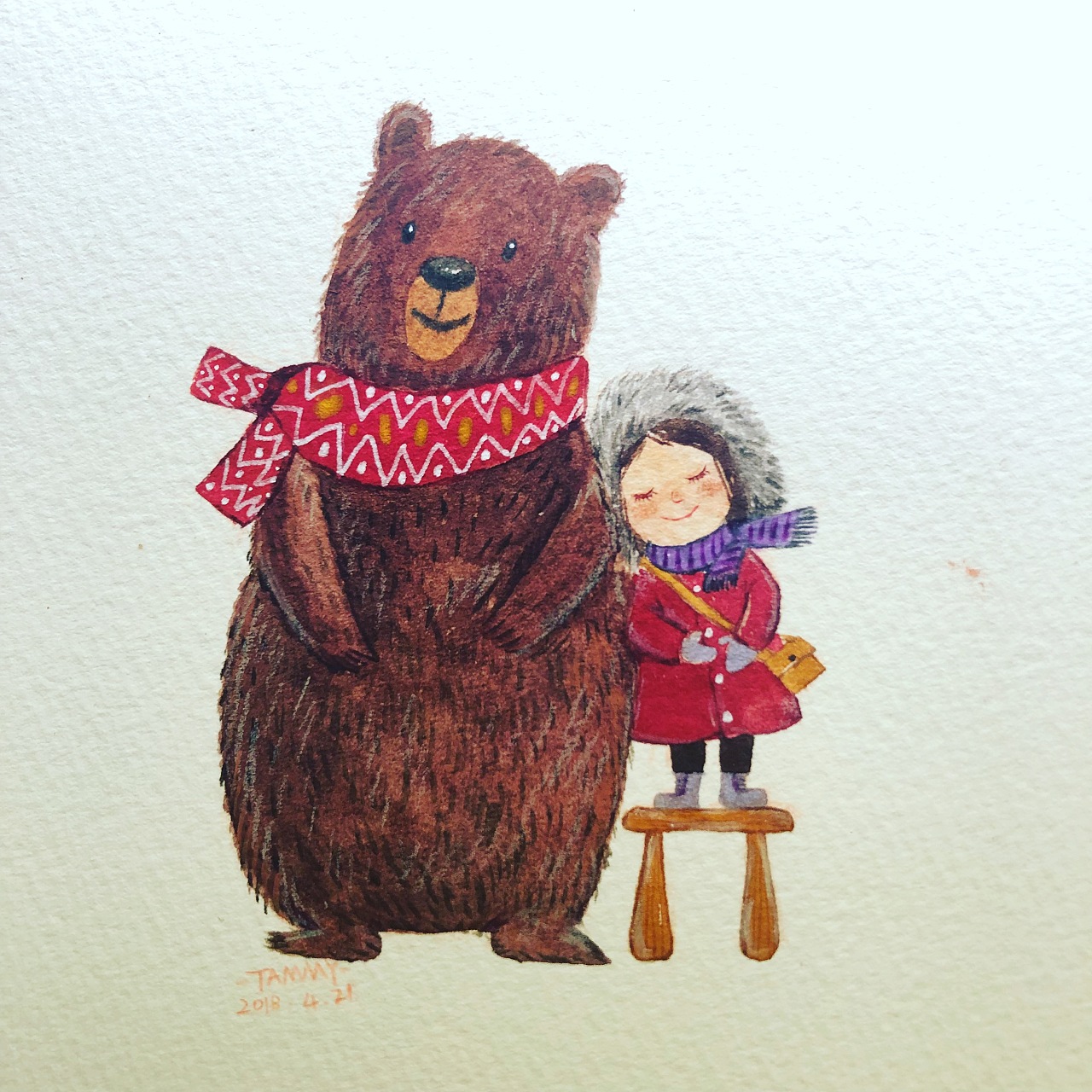 熊和女孩
