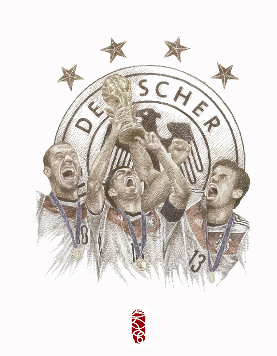2014年世界杯专题绘画回顾(下)|商业插画|插画