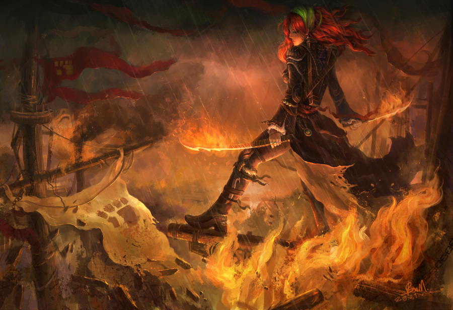 大一到大二的电脑绘画~每天都练习.求指点求工