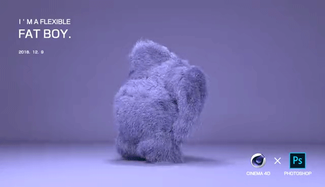 c4d毛发系统 背景音乐 动画作品