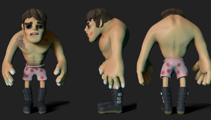 最爱ZBRUSH卡通角色设计|人物\/生物|三维|Stu