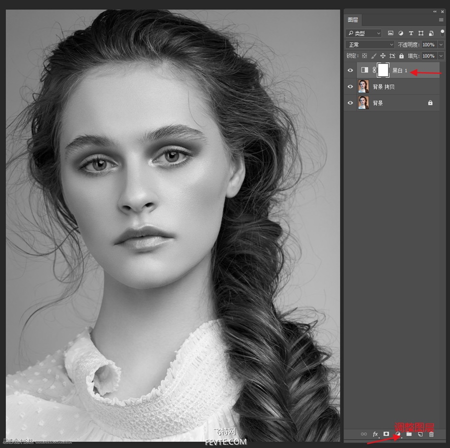 ps把照片制作成工笔画人像效果 |ui|教程|付梓 - 原创