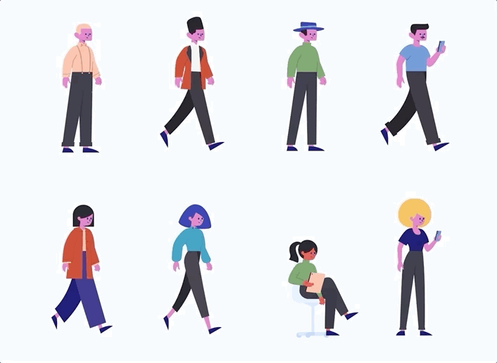 神仙扁平插画素材第二弹 - 设计文章 - 站酷(zcool)