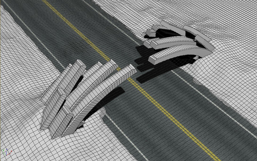 昆仑山高速入口设计|建筑设计|空间\/建筑|long3