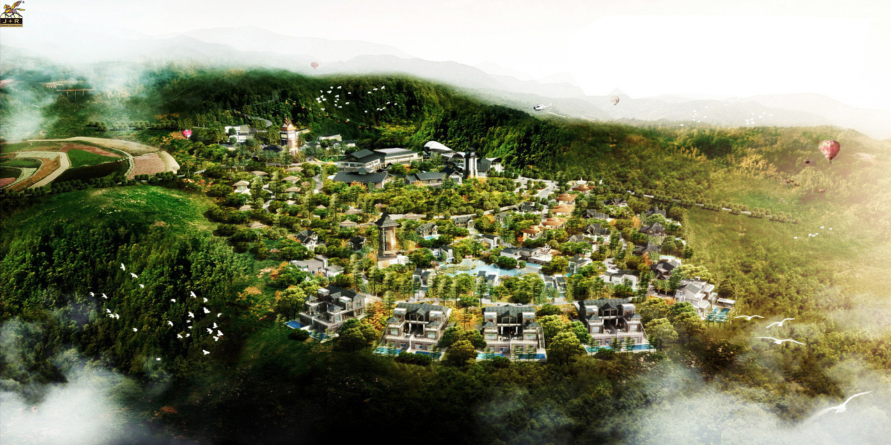 峨眉半山七里坪国际抗衰老中心|空间|建筑设计|香港JR酒店设计 - 原创作品 - 站酷 (ZCOOL)