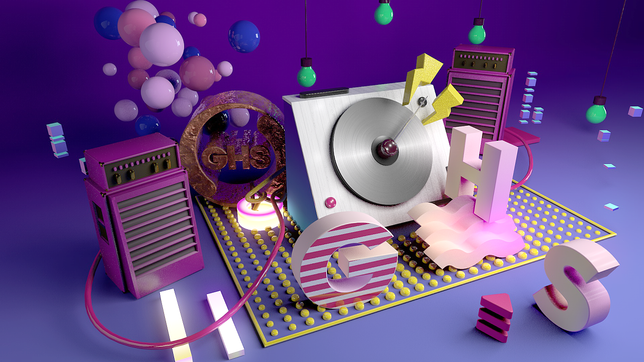 c4d练习作品|三维|场景|一头小七儿 - 原创作品 - 站酷 (ZCOOL)