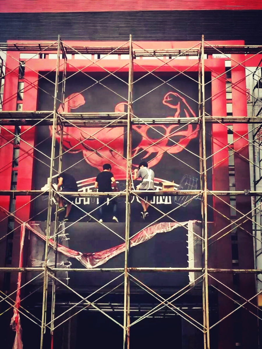 顶尚游泳健身,Liangki绘制|其他绘画|插画|Liang