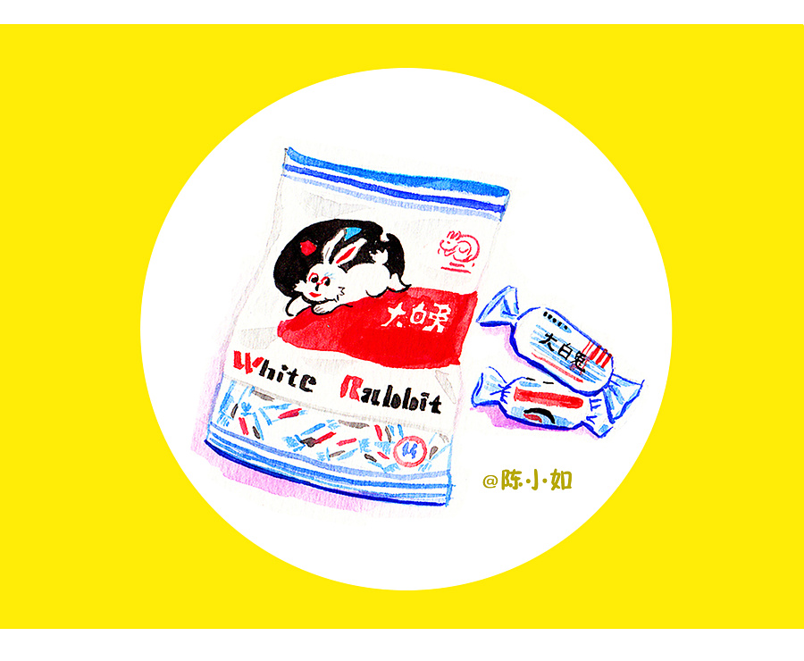 (手绘)经典小零食--记忆中童年的味道|商业插画