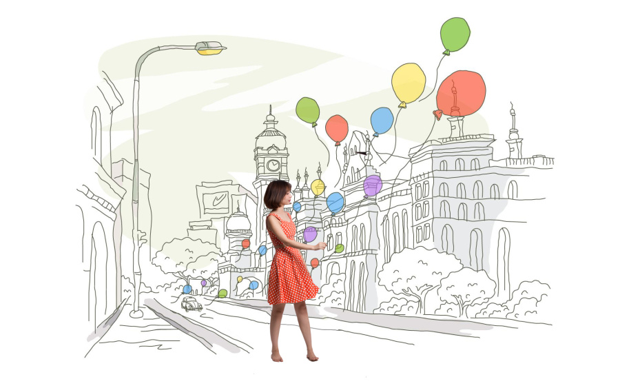 简笔画《世界那么大,我想去看看》|人像|摄影|hubo1028 - 原创设计作品 - 站酷 (ZCOOL)