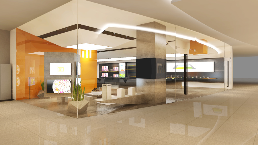 小米线下体验店|展示\/橱窗\/店面设计|空间\/建筑