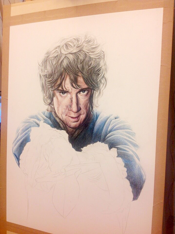 霍比特人|纯艺术|彩铅|凡彩手绘 - 原创作品 - 站酷