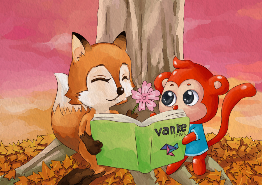 一言不合就发站酷~万科阿猴的故事绘本= =。水