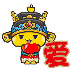 微信表情|蘑菇点点财神到,升值发财双响炮!