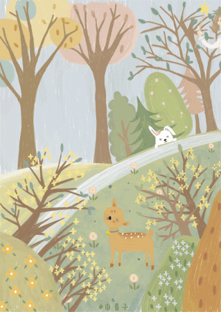 今天是春天仙女姐姐|插画|儿童插画|申青子 - 原创