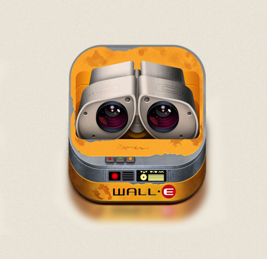 临摹拟物ICON|图标|GUI|小LU先生 - 原创设计作