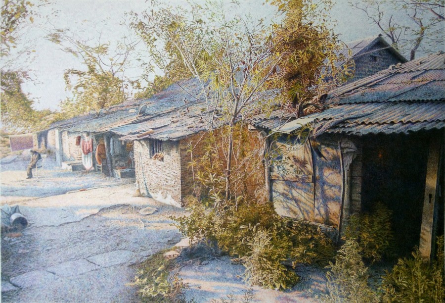 《空巢》|钢笔画|纯艺术|go朱云峰1 - 原创设计