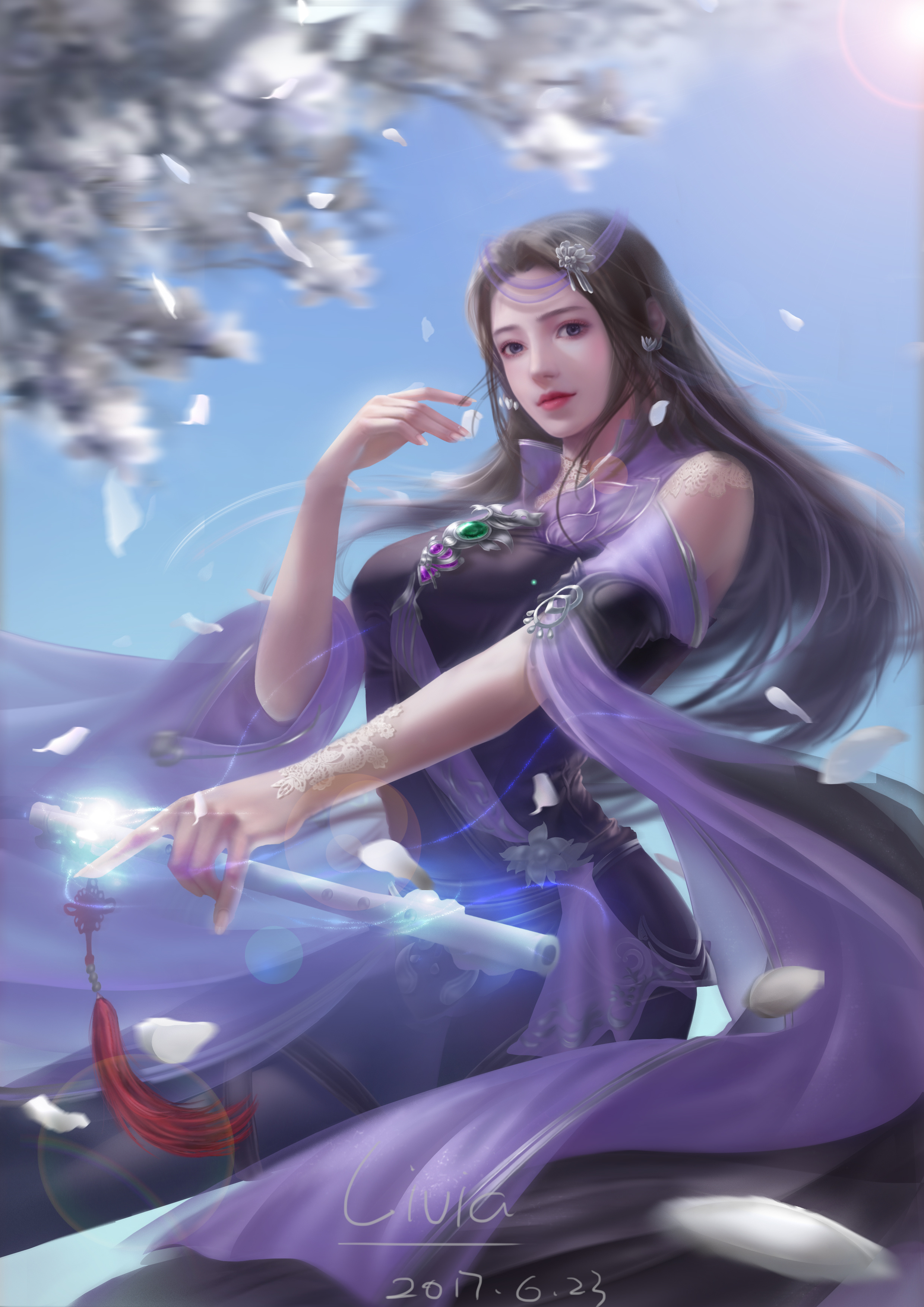 剑三同人万花|插画|游戏原画|livia_ - 原创作品 - 站酷 (ZCOOL)