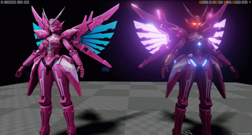 星星虚幻4特效教程 第1集 界面材质节点+刀光