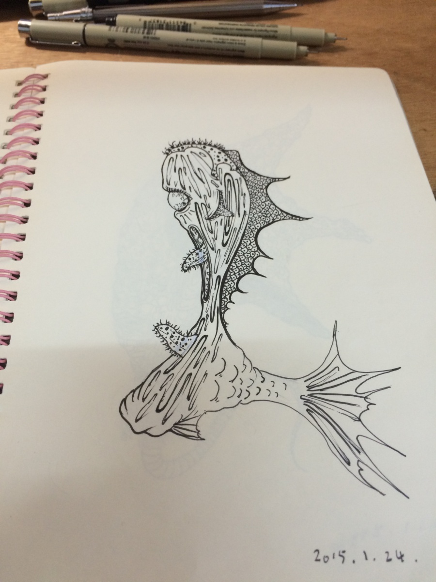 怪物们|绘画习作|插画|猫有毒 - 原创设计作品 - 