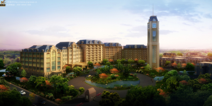 天津滨海高尔夫会所酒店|建筑设计|空间\/建筑|香