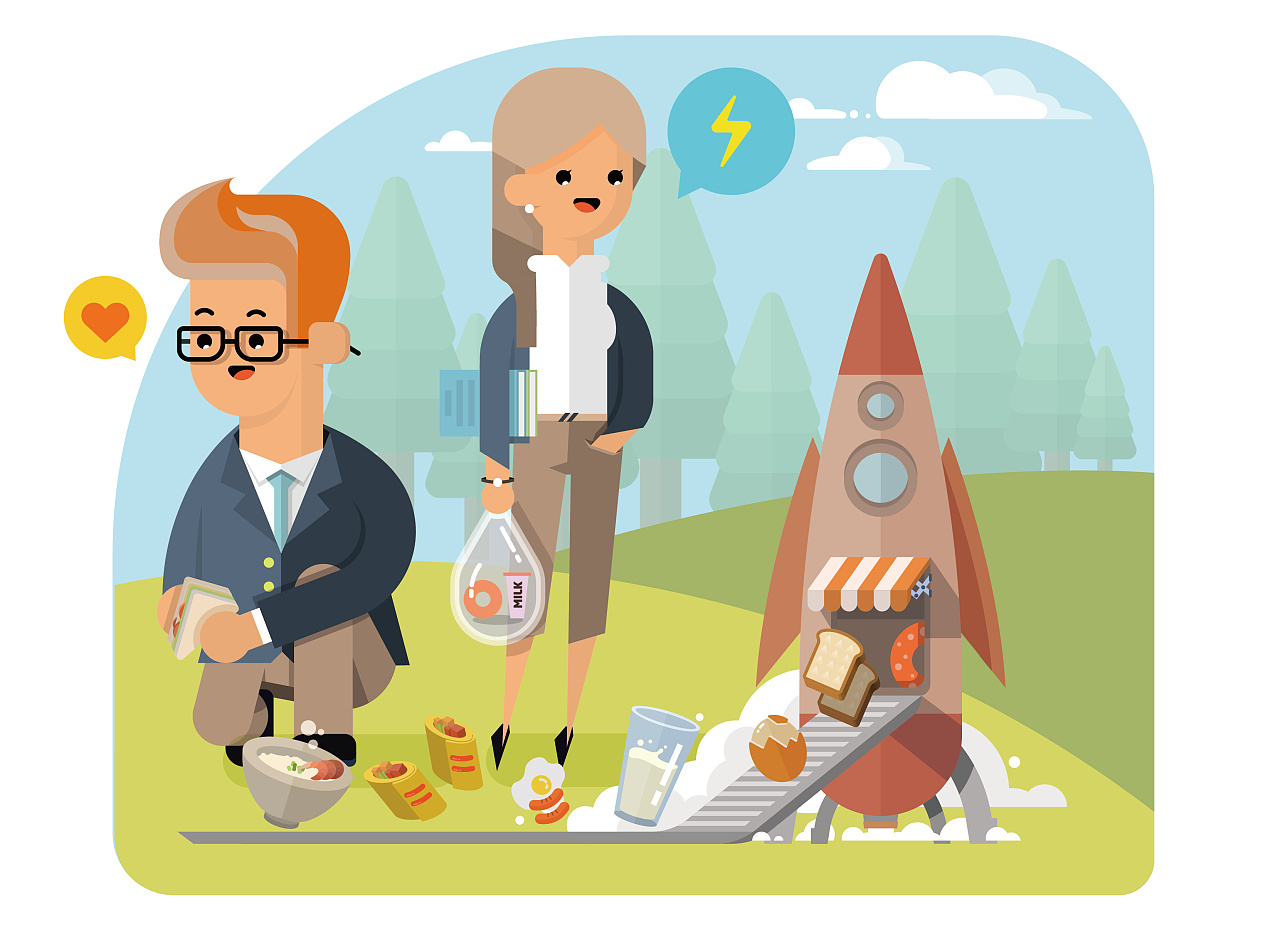 一个废柴的ai插图|UI|闪屏\/壁纸|高斯Gauss - 原